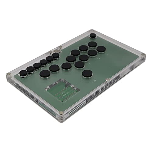 TruBoost FightBox B1-PC-W Ultra-Thin All Buttons Leverless-Style Arcade Joystick Fight Stick Game Controller For PC USB Hot-Swap Cherry MX