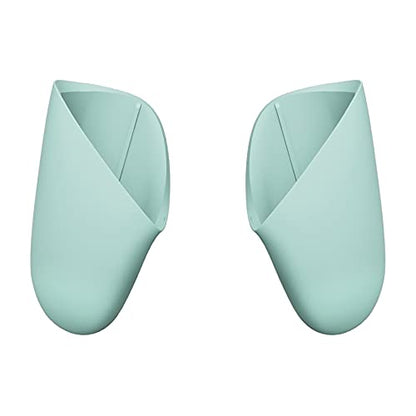 eXtremeRate Light Cyan Replacement Handle Grips for Nintendo Switch Pro Controller, DIY Custom Hand Grip Shell for Nintendo Switch Pro Controller - Controller NOT Included - color: Light Cyan