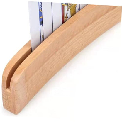 Wooden Trading Card Holder Card Display Stand for Semi Rigid Gaming Rack