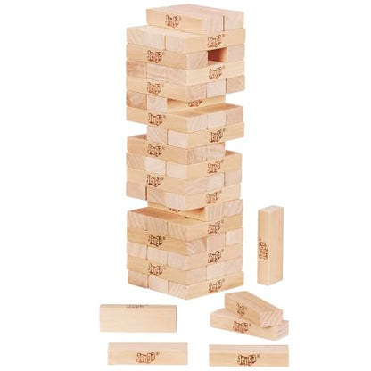Official Hasbro Games Jenga Game | Digital Die for 6 More Ways to Play | Original Wood Block Game | Stacking Tower | Ages 6+ | 1+ Players | Party Games