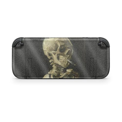 Glossy Glitter Gaming Skin Compatible with Nintendo Switch 2 Console Only - Skull with Cigarette - Premium 3M Vinyl Protective Wrap Decal Cover - Easy to Apply | Crafted in The USA by MightySkins - color: Skull With Cigarette, size: Switch 2 Console Skin