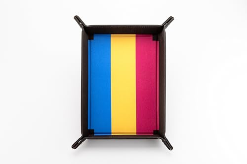 FanRoll Pride Dice Tray – Pansexual - color: Pansexual