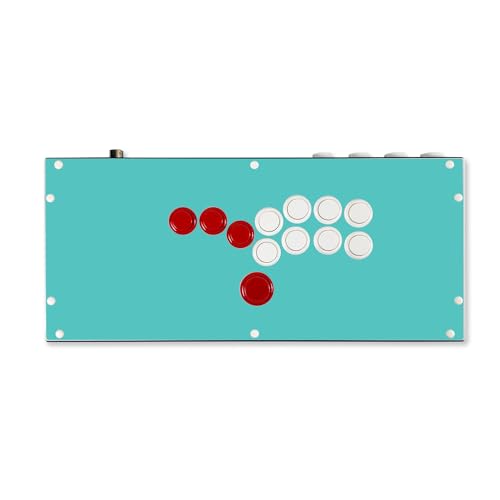 Gaming Skin Compatible with Hit Box (PS4/PC) - Solid Turquoise - Premium 3M Vinyl Protective Wrap Decal Cover - Easy to Apply | Crafted in The USA by MightySkins - color: Solid Turquoise
