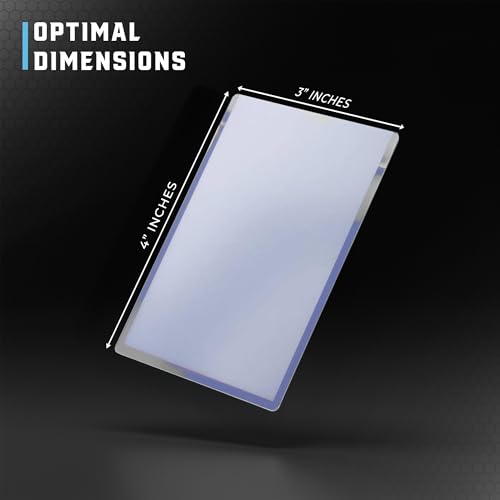 CardGuard 3" x 4" Clear Regular TopLoaders for Cards with Sleeves, 50 Count – Durable & Acid-Free Premium Protection for Pokémon, YuGiOh, MTG, TCG, Game & Sports Cards