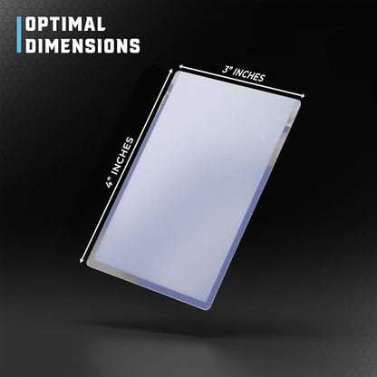 CardGuard 3" x 4" Clear Regular TopLoaders for Cards with Sleeves, 50 Count – Durable & Acid-Free Premium Protection for Pokémon, YuGiOh, MTG, TCG, Game & Sports Cards