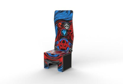 Vault- TCG/MTG 100+ Card Color Combo Deck Box (Blue/Black/Red) - color: Blue/Black/Red