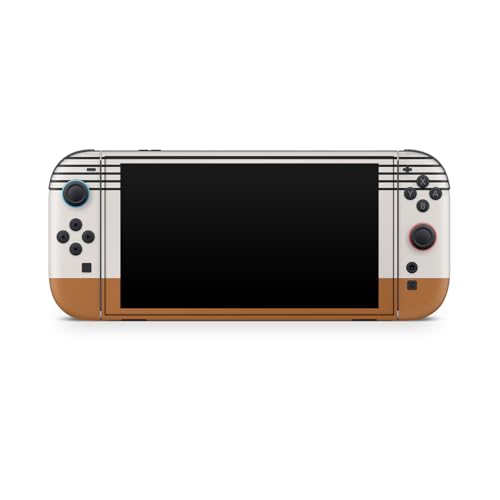 Gaming Skin Compatible with Nintendo Switch 2 Console Only - Neutral Stripes - Premium 3M Vinyl Protective Wrap Decal Cover - Easy to Apply | Crafted in The USA by MightySkins - color: Neutral Stripes, size: Switch 2 Console Skin Only, style: Matte Finish