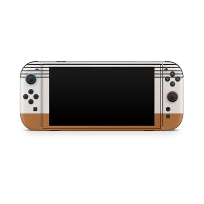 Gaming Skin Compatible with Nintendo Switch 2 Console Only - Neutral Stripes - Premium 3M Vinyl Protective Wrap Decal Cover - Easy to Apply | Crafted in The USA by MightySkins - color: Neutral Stripes, size: Switch 2 Console Skin Only, style: Matte Finish