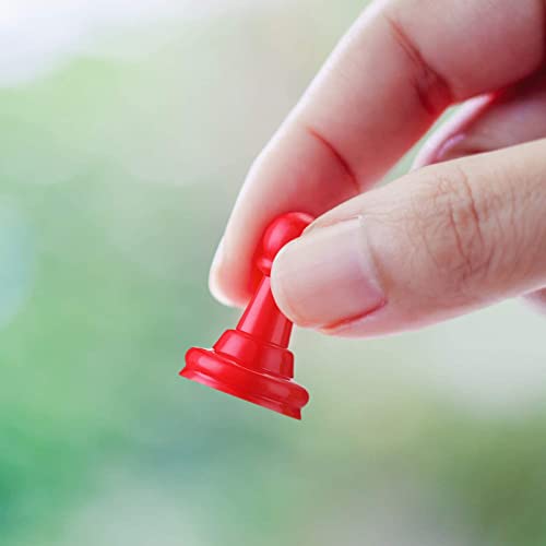 Hestya 96 Pcs Board Game Pawns 8 Colors Plastic Pawn Pieces 1 Inch for Board Games Replacement Classroom Token Markers DIY Game Tabletop RPG Arts Crafts