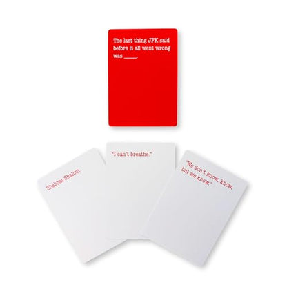 Conspiracies Card Game — Conspiracy Themed Party Game for Adults | Conversation Starter Card Game for Game Night, Parties & Date Night | 3-10 Players | 300 Cards