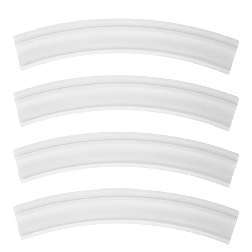 (Set of 4) Playing Card Holder for Kids Seniors, Domino Holder, Plastic Hands Free Cards Holders for Canasta, Poker Parties, Dominoes (White) - color: White