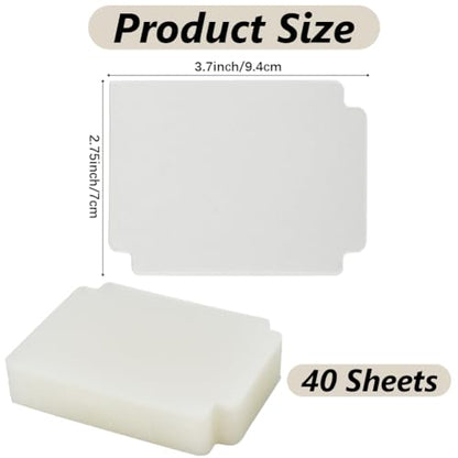 CRASPIRE Trading Card Dividers Transparent Card Separator Sorting Tray Plastic Dividers Board Game Separator Deck Box for Game Organizer Storage 40sheets 2.75 x 3.7 Inch - style: 40Pcs Transparent