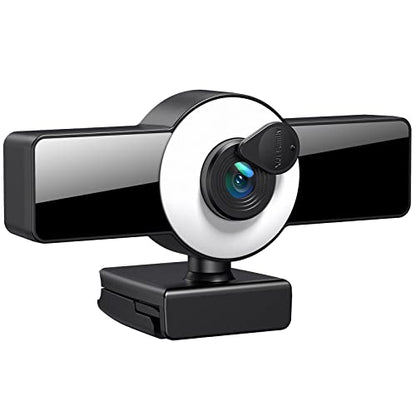 Streaming Camera Hd 1080p 30fps Webcam with Light Fast Auto Focus USB Pc Camera Webcam for Pc Gaming Camera Computer Camera Web Camera for Desktop Computer Streaming Accessories for Zoom Meeting Live