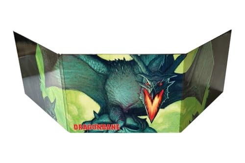 Dragonbane: GM Screen - Free League Publishing, Game Master RPG Accessory, Tables & Information, Full Color Green
