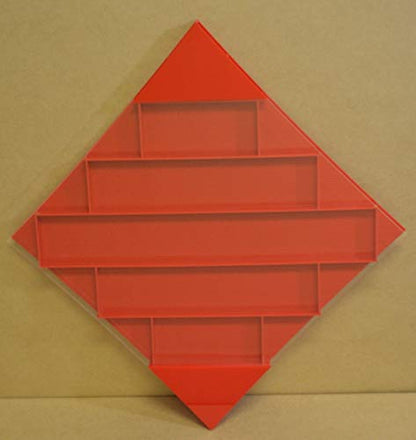 DECKZIBITS Playing Cards Diamond Shape Display Case