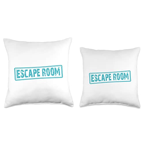 Escape Room - Exit Game Throw Pillow - size: 16x16