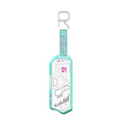 ASUS ROG Strix Arion Hatsune Miku Edition M.2 NVMe SSD Enclosure - USB-C 3.2 Gen 2 (10 Gbps), Screwdriver-Free, Aluminum-Alloy case, and Thermal Pads, 1 Year Warranty - size: White|Gaming ARGB|Miku Edition, style: ROG Arion