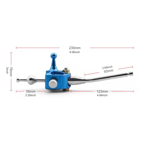 Dyno Racing Short Shifter Kit for Porsche 911 (996/997), Boxster (986/987), Cayman - 40% Throw Reduction, High-Strength Steel Motorsport Grade Gear Shifter