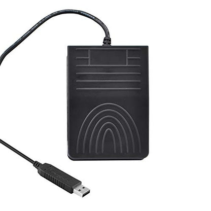 [Upgraded] iKKEGOL USB Foot Pedal Switch Video Game PC Hands Free Footswitch One Key Control Program Computer Mouse Keyboard HID with 2M Cable