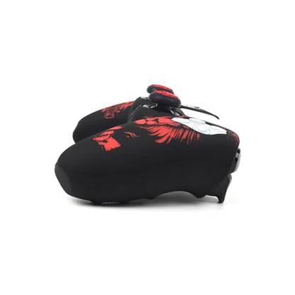 Lion Controller Skin Cover Compatible with PS5/Playstation 5 Controller, RALAN Protector Case Customised Thumb Grip - color: Lion Black Red