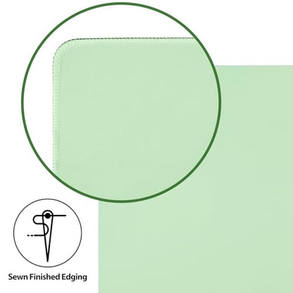Green 31.5" Crease-Free Non-Slip Noise Reduction Mahjong Mat | American Mahjong Table Cover with Carrying Bag for Poker Card Games Dominoes & Board Games - color: Green