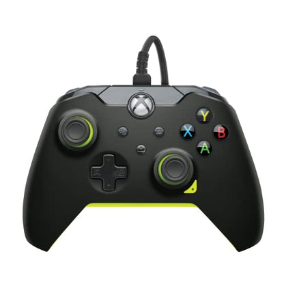 PDP Wired Controller Electric Black for Xbox Series X|S, Gamepad, Wired Video Game Controller, Gaming Controller, Xbox One, Officially Licensed - Xbox Series X - color: Electric Black