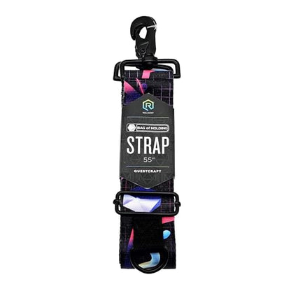 Rollacrit Gelatinous Cube 55-inch Bag Strap - Nylon Strap for Bag of Holding Messenger Bag, Purses, Cross-body bags, game bags - style: Quest