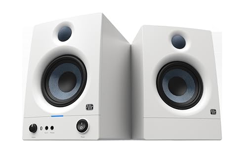PreSonus Eris 4.5BT White 4.5-inch Media Reference Monitors with Bluetooth Wireless Technology - color: White, size: 4.5" Bluetooth