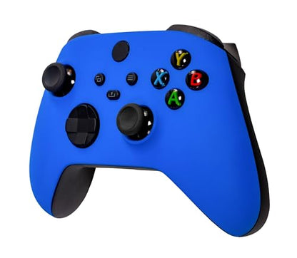 Xbox One Series X S Custom Soft Touch Controller - Soft Touch Feel, Added Grip, Cool Blue Color - Compatible with Xbox One, Series X, Series S - color: BLUE XS