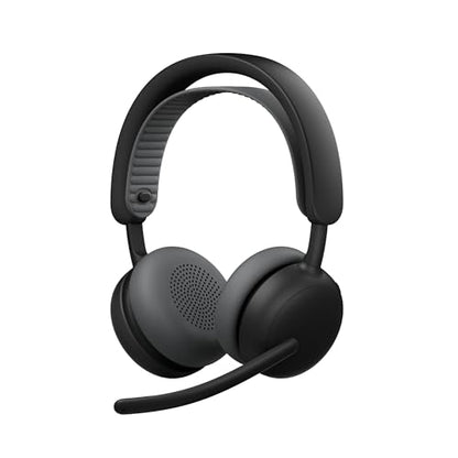 Logitech Zone Wireless 2 ES Noise Canceling Headset - Black | Noise-canceling wireless headset, adaptive hybrid ANC, Bluetooth connectivity - color: Black, style: Wireless