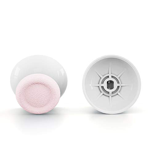 eXtremeRate Cherry Blossoms Pink & White Dual-Color Replacement 3D Joystick Thumbsticks for PS5 Controller, Analog Thumb Sticks with Screwdriver for PS4 Slim Pro Controller - color: Cherry Blossoms Pink White
