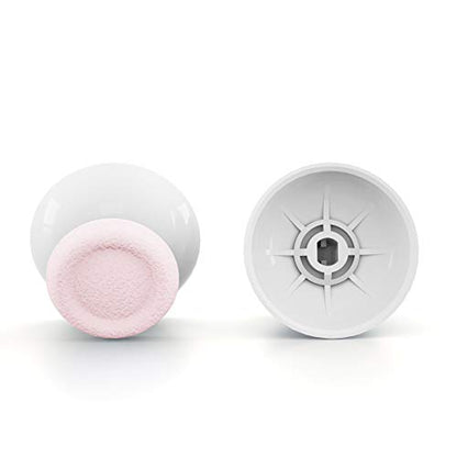 eXtremeRate Cherry Blossoms Pink & White Dual-Color Replacement 3D Joystick Thumbsticks for PS5 Controller, Analog Thumb Sticks with Screwdriver for PS4 Slim Pro Controller - color: Cherry Blossoms Pink White