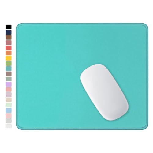 Hsurbtra Mouse Pad, Premium-Textured Square Mousepad 10.2 x 8.3 Inch, Stitched Edge Anti-Slip Waterproof Rubber Pretty Cute Computer Mat for Office Gaming Laptop Women Kids Malachite Green - color: Malachite Green, size: Square Mousepad (10.2" x 8.3")