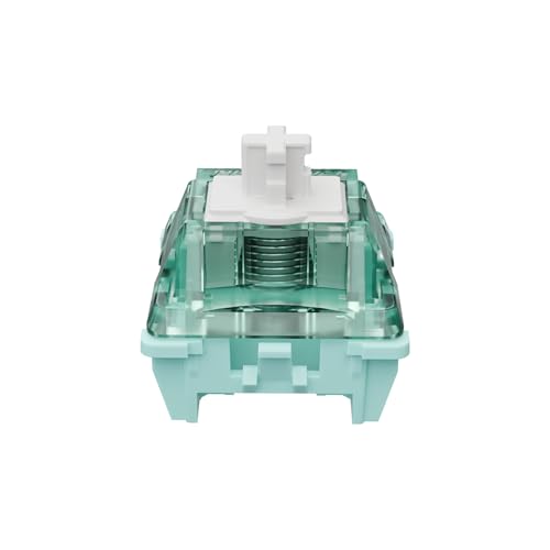 GATERON Magnetic Jade Pro Linear HE Keyboard Switches(90PCS) | Linear,Factory Pre-lubed,Freely Setting Pre-Travel,20mm Longer Spring,compatible for Magnetic Gaming Keyboard - size: 90PCS