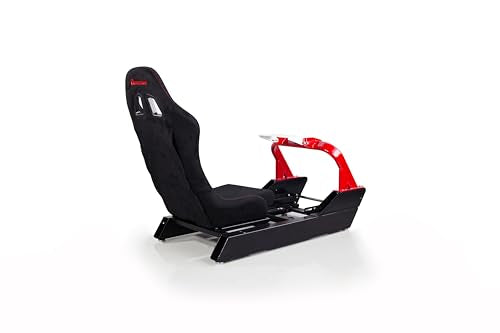 CS-Pro Modular Simracing Cockpit | Fully Adjustable | Direct drive Support,Compatible with Thrustmaster, Fanatec, Moza Racing on PC, Xbox and PS, Compatible with Wheels Up to 38NM,Includes Expansion Bracket - color: CSP Frame+Fordable seat