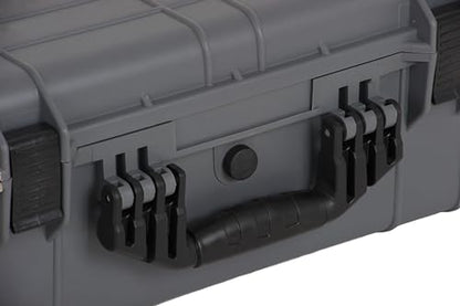 MEIJIA All Weather IP67 Waterproof Hard Camera Case,Hard Protective Case,Hard Case with Customizable Foam,Fit Use of Drones,Camera,Equipments,Pistols(Grey,20.62 x16.85x8.11inches) - color: Grey, size: 20.62 x16.85x8.11inches
