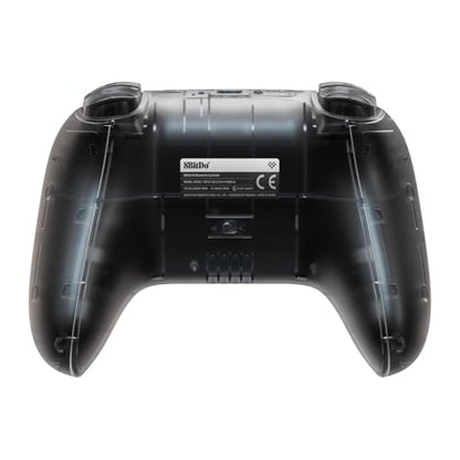 8Bitdo 64 Bluetooth Controller for Analogue 3D, Smoke | Switch/Switch 2, Windows and Android Support, Wired USB, D-Input/S-Input Modes, Hall Effect Joystick, Vibration - color: Smoke