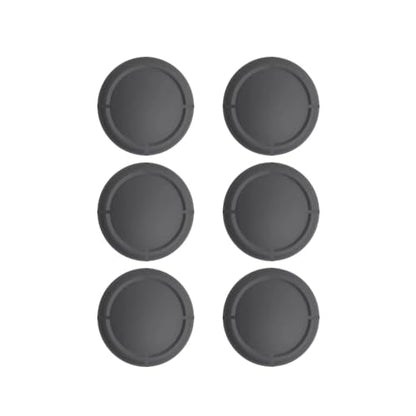 Ferkurn Joystick Replacement Cap Thumb Grip for Switch OLED Joycon & Switch Lite, Joycon Grip Button Stick Cover 3D Analog Cap Skin Replacement Part Repair Kit Accessories, 6PCS - color: Grey