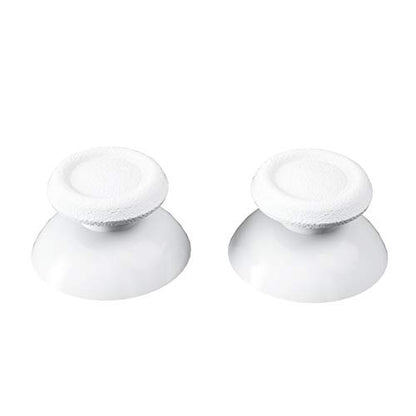 eXtremeRate White Replacement 3D Joystick Thumbsticks for PS5 Controller, Analog Thumb Sticks with Screwdriver for PS4 Slim Pro Controller - color: White