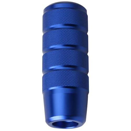 Osilly 3.74 Inch Aluminum Shift Knob with 3 Threaded Adapters, Blue | aluminum alloy construction, ergonomic extended grip, supplied adapters, for manual and select automatic cars, interior parts - color: Blue