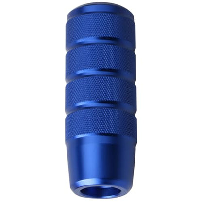 Osilly 3.74 Inch Aluminum Shift Knob with 3 Threaded Adapters, Blue | aluminum alloy construction, ergonomic extended grip, supplied adapters, for manual and select automatic cars, interior parts - color: Blue