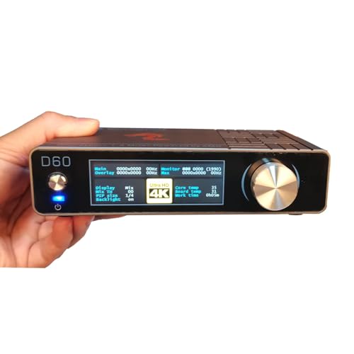 DICHEN DMA 4K Fuser Combiner Display Overlay Adapter,1K360HZ/2K240HZ/3K165HZ/4K120HZ HD Multimedia Interface Synthesizer,DisplayPort v1.4,Lossless Transmission,Supply for Gaming Conferencing,Bank Data Centers