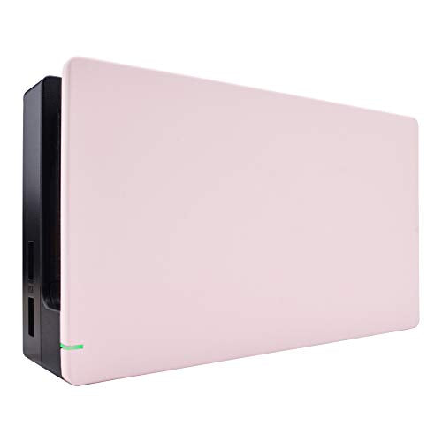 eXtremeRate Cherry Blossoms Pink Custom Faceplate for Nintendo Switch Charging Dock, DIY Replacement Housing Shell for Nintendo Switch Dock - color: Cherry Blossoms Pink