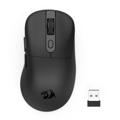 Redragon Wireless Gaming Mouse, 58g Lightweight, Black | 12,000 DPI, Tri-Mode 2.4G/Bluetooth/USB-C, PAW3311 Sensor, 75Hr Battery Mice with 6 Programmable Buttons for PC/Mac