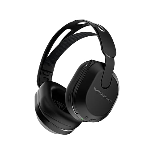 Turtle Beach Stealth 500 Wireless Amplified Gaming Headset for PS5, PS4, PC, & Mobile – 40-Hr Battery, Bluetooth, Memory Foam Cushions, Flip-to-Mute Mic, EQ Presets, Companion App – Black - color: Black