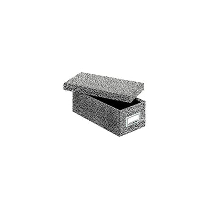 Globe-Weis/Pendaflex Fiberboard Index Card Storage Box, 3 x 5 Inches Card Size, Black Agate (93 BLA) - color: Black Agate, size: 3 x 5