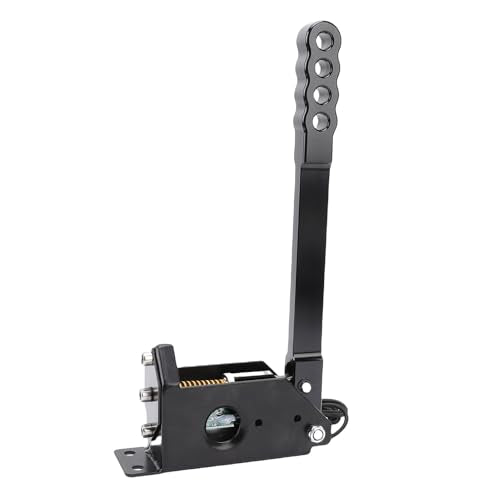 UPALDHOU 64 Bit PC USB Handbrake, Hall Sensor Linear Sim Handbrake with Smart Calibration and Adjustable Handle, for Windows PC Racing Games ETS2 ATS Horizon 45 Assetto