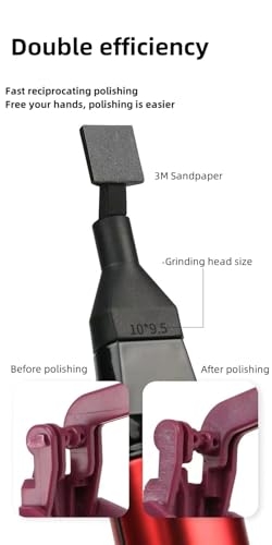 Electric Reciprocating Sander – Precision Multi-Speed Sanding Tool with Fine Sandpaper for Crafts, Miniatures, Jewelry, Woodworking, Resin Kits, Model Automotive Detailing, DIY & Hobbyists