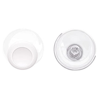eXtremeRate Replacement Thumbsticks for Xbox Controller, Joysticks Repair Kit for Xbox Series X/S, One (Standard, Elite V1), Custom Analog Stick Button - White & Clear - color: Clear White