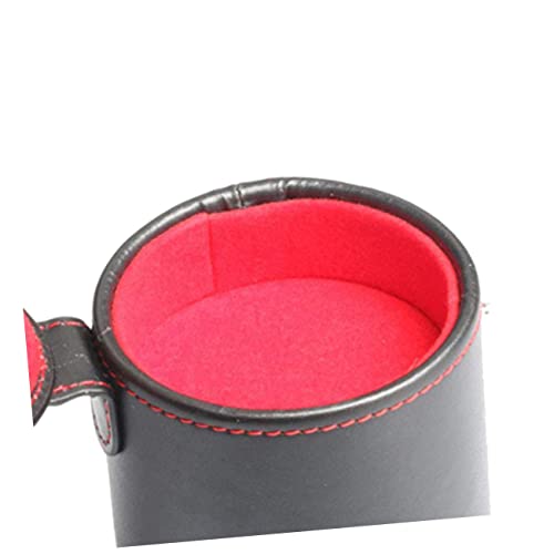 Toyvian 2pcs Cup for Ktv Bar Silent Dice Shaking Container Pu Storage for Game Parties